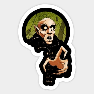 Nosferatu Count Orlok Sticker